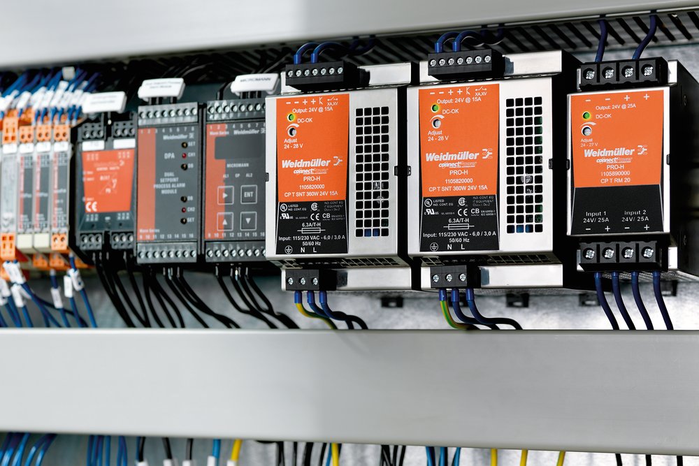 Weidmüller's  PRO-H  switch-mode power supplies